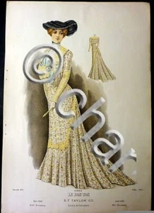 Damenmode Druck Figur Le Bon Ton New York - Nr. 843 - 1901 - Bild 1 von 1