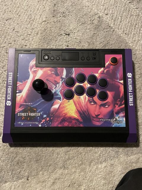 HORI - Video Game Fighting Alpha Stick for PlayStation 5, PlayStation 4 and  Windows PC, Street Fighter VI Edition 