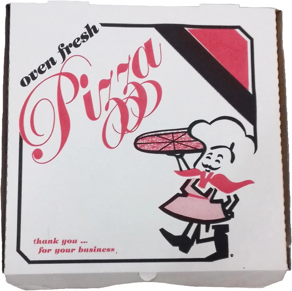 SafePro COR18, 18x18x2-Inch Corrugated Pizza Boxes, White Printed Paperboard, 50 - Image 1 of 1