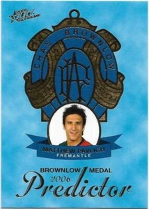 2006 Select Supreme Brownlow Predictor (BP8) Matthew PAVLICH Fremantle 039/100 - Bild 1 von 1
