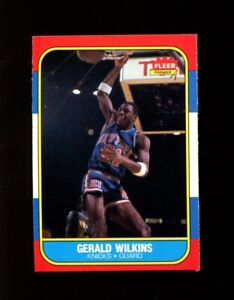 1986 Fleer Gerald Wilkins #122 Set Break