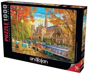 New Anatolian Jigsaw Puzzle 1000 Pieces 12+ Ages P1176 Notre Dame in Autumn - Picture 1 of 2
