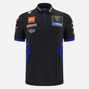 MACRON POLO TEAM HERREN MONSTER ENERGY YAMAHA MOTOGP 2025 TRIKOT SHIRT - Bild 1 von 6