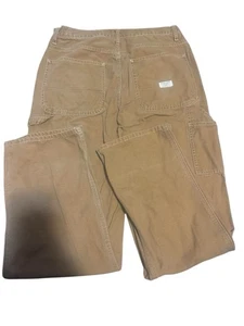 vtg 90s GAP industrial standard carpenter pants 33x32 tag faded jeans skater y2k - Picture 1 of 9