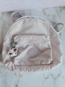 Kipling Small Pale Pink Backpack 22×28×9cm with Monkey Used Excellent Condition - Picture 1 of 15