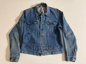 Rustler 80S Denim Jacket button pocket Size M color blue fashion outer Mens - Picture 1 of 5