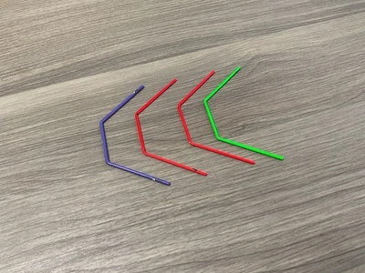 HPI Racing Tri Color Sway Bar RS4 Pro Pro2 Nitro Super EP - Image 1 of 2