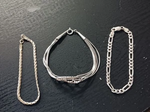 3-7" Sterlingsilber Armbänder - Bild 1 von 10