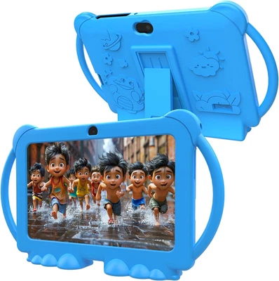 Kids Tablet 7 Inch Android 12.0 for Toddler, 4GB RAM 32GB ROM Bluetooth IPS Scre - Image 1 of 4