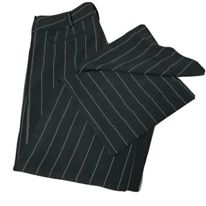 Speechless Black Pinstripe Pants - Picture 1 of 11