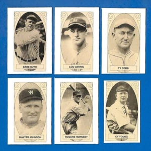 1991 BASEBALL SPORTS CARD NEWS MAGAZINE MLB CARDS LOT (6) RUTH GEHRIG COBB + - Picture 1 of 2