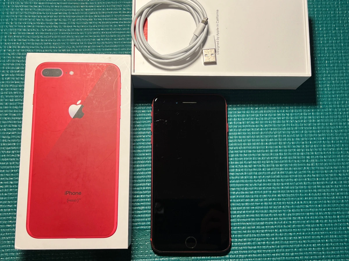 Apple iPhone 8 Plus Red Unlocked Cell Phones & Smartphones for