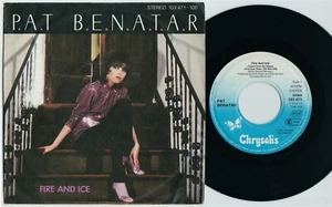 PAT BENATAR 'Fire And Ice / Hard To Believe' 1981 German 7" vinyl - Bild 1 von 1