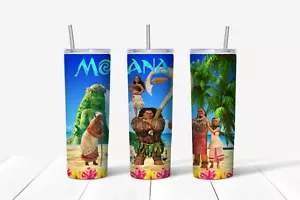 20oz dünner Edelstahl Becher Moana Thema - Bild 1 von 1