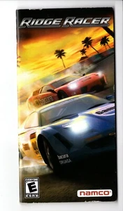 Ridge Racer PSP MANUAL ONLY Insert Authentic - Picture 1 of 1