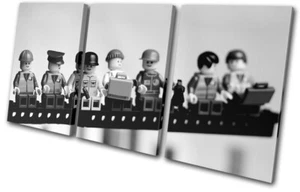 Lunch Brick Men New York Wolkenkratzer Humor DISKANT LEINWANDBILD WANDBILD Bild Druck - Bild 1 von 1