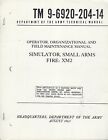 Historical book Small Arms Simulator, Fire, XM2, Oerator/Maintenance