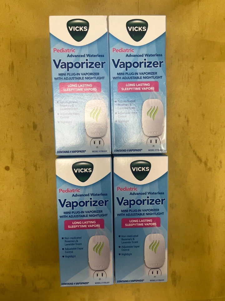 4 New Vicks Advanced Waterless Mini Plug-In Vaporizer - Image 1 of 1
