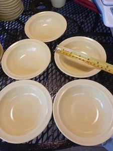 5 Vintage Prolon Ware MADE IN USA#9943) 5.5 bowls (Florence Massachusetts) - Picture 1 of 7