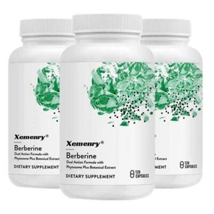 Premium Berberine HCL 1000mg - Healthy Cholesterol Anti-inflammatory Blood Sugar - Picture 1 of 11