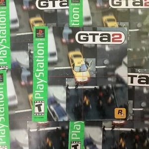 Grand Theft Auto 2 GTA 2 Greatest Hits PS1 PlayStation Manual de Instrucciones Solo - Imagen 1 de 5