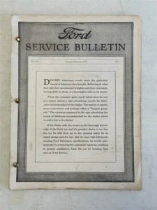 Lot COMPLETE set original 1933 Ford SERVICE BULLETIN Volume 14 No. 1 - 5 - Bild 1 von 3