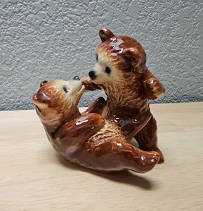 Keramik GOEBEL W Germany WRESTLING BÄREN Bär Jungen spielen Figur 36 513-08 - Bild 1 von 7