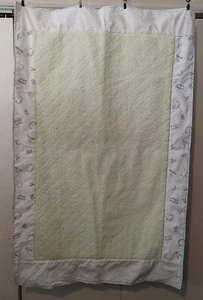 Beatrix Potter Peter Rabbit Baby Blanket Changing Cover Plush/Cotton 27x43 - Picture 1 of 10