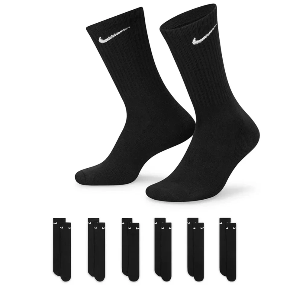 Носки мужские Nike Dri-Fit повседневные мягкие спортивные для фитнеса тренировочные носки для экипажа - Изображение 1 из 1