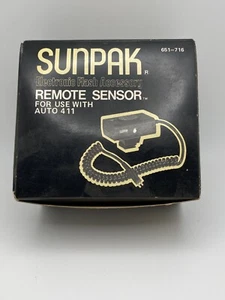 Sunpak Electronic Flash Accessory Remote Sensor for Auto 411 651-716 NIB - Picture 1 of 3