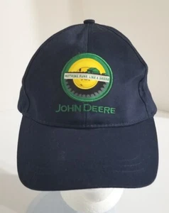 Cappello da baseball John Deere Nothing Runs Like A Deere regolabile L/XL blu scuro - Foto 1 di 16