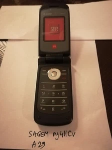 TELEPHONE PORTABLE FACTICE à collectionner / dummy phone N°A29 : SAGEM my411CV - Zdjęcie 1 z 2