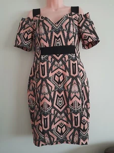 BNWT - VESPER - WOMENS POPPY HOT SWEETHEART DRESS- Size 16 - Picture 1 of 5