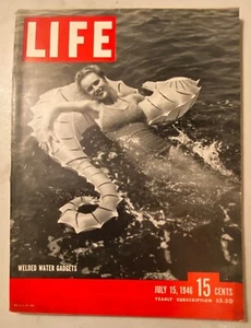 Vintage LIFE Magazine - July 15, 1946 - Ghandi, Bikini Atomic Bomb, Pole Sitting - Picture 1 of 1