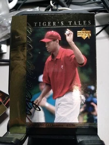 Tiger Woods 2001 Oberdeck Tiger's Tales Golf #TT8 Golfkarte - Bild 1 von 4