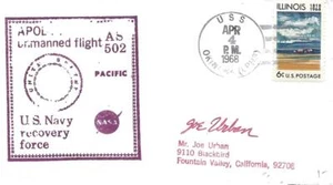 OKINAWA (LPH-3) 4 April 1968 Apollo 6 USN Pacific Fleet Recovery Force Cachet - Picture 1 of 1