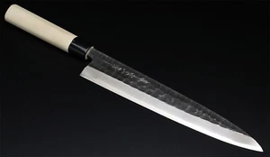 Japanisches Sakai Soichi Yasuki Hagane Kohlenstoffstahl Mi-Oroshi Messer Besteck - Bild 1 von 10