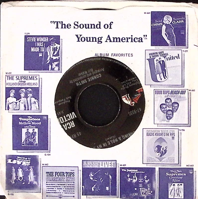 CONNIE SMITH BURNING A HOLE IN MY MIND/ONLY FOR ME VINYL  LP 47-160 - Image 1 of 3