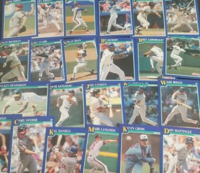 1991 SCORE BASEBALL CARDS #1 - 220 YOU PICK SEE SCANS U PICK STARS TEAMS PLAYERS - Image 1 of 2