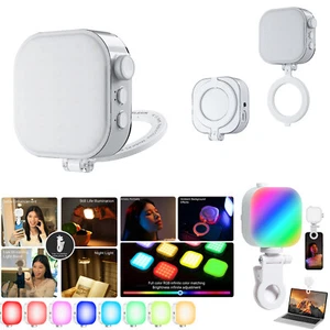 Regulowany kolor Telefon Magnetyczny Mini Desktop Fill Light RGB Pocket Light Lampa - Zdjęcie 1 z 18