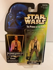 1996 Star Wars POTF Luke Skywalker In Ceremonial Outfit Blaster Pistol Figure - Picture 1 of 3
