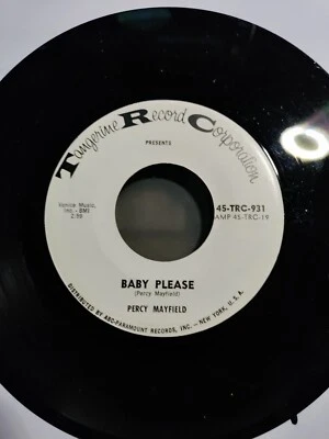 Percy Mayfield ‎– River's Invitation Tangerine Records ‎– 45-TRC-931 MINT - Photo 1/2