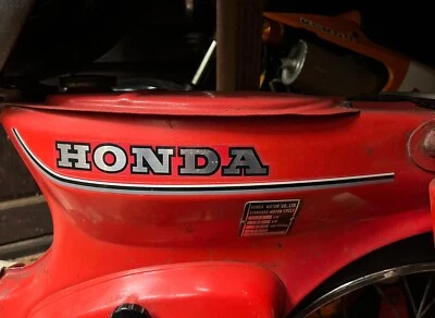 2x Honda sticker  For Street  Super Cub C50 C70 C90 1982 1984 - Image 1 of 4