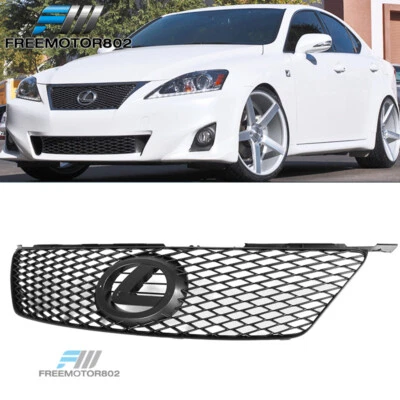 Fits 06-08 Lexus IS250 350 ISF IS-F Style Front Bumper Mesh Grille Black - Image 1 of 4