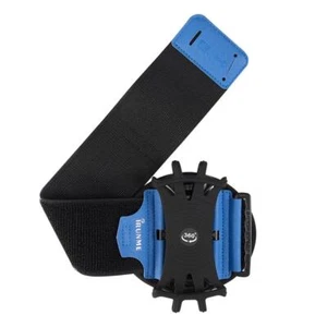 Outdoor Sport Phone Wrist Holder Removable Rotating Phone Armband (Blue) - Photo 1 sur 12