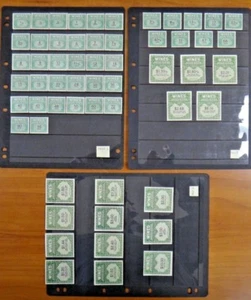 Lote de 57 estampillas de ingresos de vinos de EE. UU. Scott# RE 108-203 sin goma CV $569.90 - Imagen 1 de 7