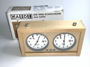 GARDE WM Schachuhr Ruhla OVP Turnier tauglich - Bild 1 von 10