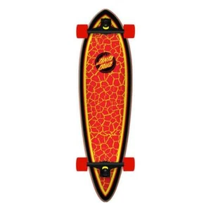 Santa Cruzer Flame Dot Factory Complete Skateboard Pintail 33" - Picture 1 of 2