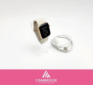 Apple Watch Series 6 A2291 40mm GPS Gold Starlight S/M Sport Band Grade C - Zdjęcie 1 z 12
