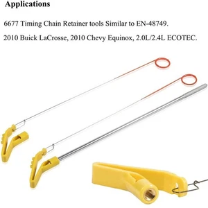 Herramienta de retención de cadena de distribución 6677 para Buick LaCrosse Chevy Equinox 2010 2,0 L 2,4 L - Imagen 1 de 17